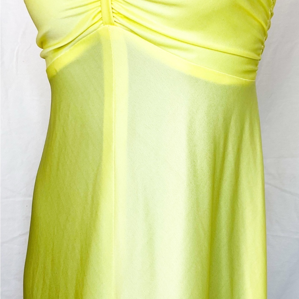 Retro Vintage Elegant Butter Yellow Lace Trim Dress Set - Picture 8 of 16